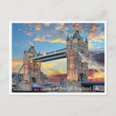 Ansichtkaart - London Bridge, Engeland VK Feestdagenkaart (Voorkant)