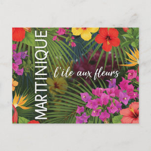 Ansichtkaart Martinique tropische bloemen" Briefkaart
