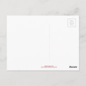 ansichtkaart met dankjewel briefkaart (Achterkant)