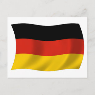 Ansichtkaart met Duitse vlag Briefkaart
