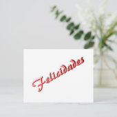 Ansichtkaart met felicitaties briefkaart (Staand voorkant)