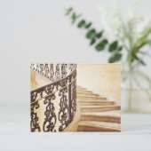 Ansichtkaart met foto van een Parijse trap Briefkaart (Staand voorkant)