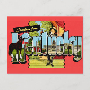 Ansichtkaart met Kentucky groeten Briefkaart