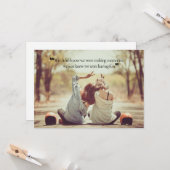 Ansichtkaart met 'Making Memories'-citaat en lege Kaart (Voorkant / Achterkant in situ)