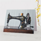 ANSICHTKAART MET OUDE NAaimachine Kaart (Gele Bloem)