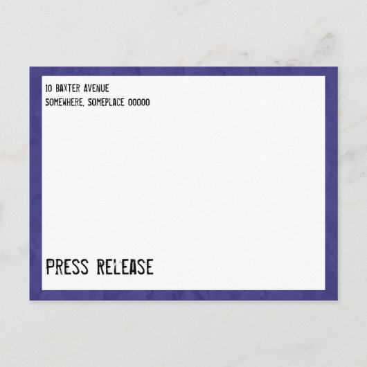 Ansichtkaart met oude schrijfmachine uitnodiging briefkaart (Achterkant)