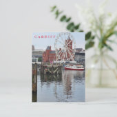 Ansichtkaart met uitzicht op het reuzenrad in Card Briefkaart (Staand voorkant)