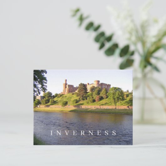 Ansichtkaart met uitzicht op Inverness Castle Briefkaart (Staand voorkant)