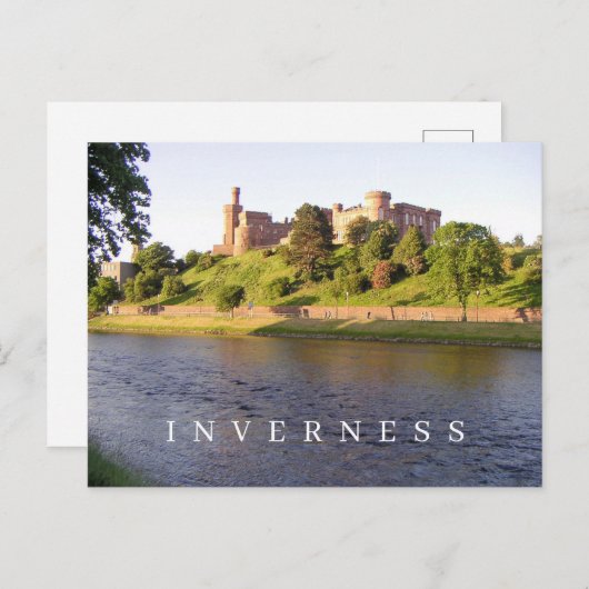 Ansichtkaart met uitzicht op Inverness Castle Briefkaart (Voorkant / Achterkant)