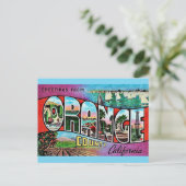 Ansichtkaart Orange County CA Briefkaart (Staand voorkant)
