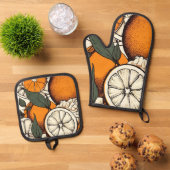 Ansichtkaart Ovenwant & Pannenlap Set (Top down)