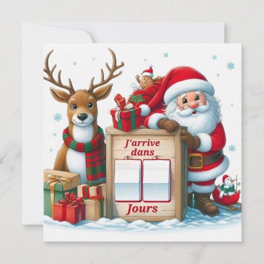 Ansichtkaart "Papa komt binnen in .." Kaart (Voorkant)