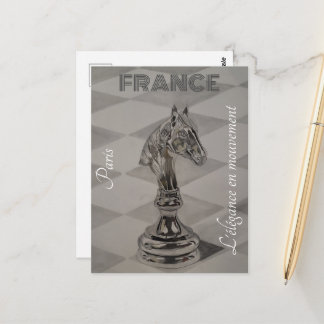 Ansichtkaart Parijs Frankrijk - elegant in bewegin Briefkaart