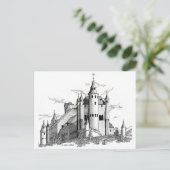 Ansichtkaart - Spaans Kasteel Briefkaart (Staand voorkant)