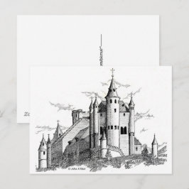 Ansichtkaart - Spaans Kasteel Briefkaart