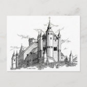 Ansichtkaart - Spaans Kasteel Briefkaart (Voorkant)