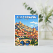 Ansichtkaart Spanje Albarracín Briefkaart (Staand voorkant)