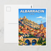 Ansichtkaart Spanje Albarracín Briefkaart (Voorkant / Achterkant)