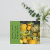 Ansichtkaart - Steun Boerenmarkt - Pompoen Briefkaart (Staand voorkant)