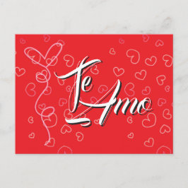 Ansichtkaart - Te Amo Briefkaart