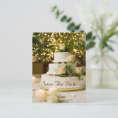 Ansichtkaart - Trouwtaart Aankondigingskaart (Staand voorkant)