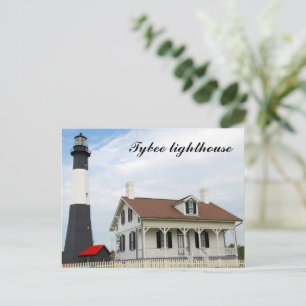 Ansichtkaart Tybee Island vuurtoren Briefkaart