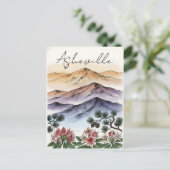 Ansichtkaart van Asheville Briefkaart (Staand voorkant)