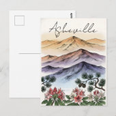 Ansichtkaart van Asheville Briefkaart (Voorkant / Achterkant)