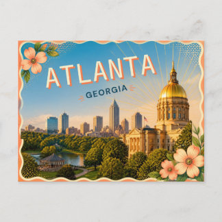 Ansichtkaart van Atlanta Georgia Briefkaart