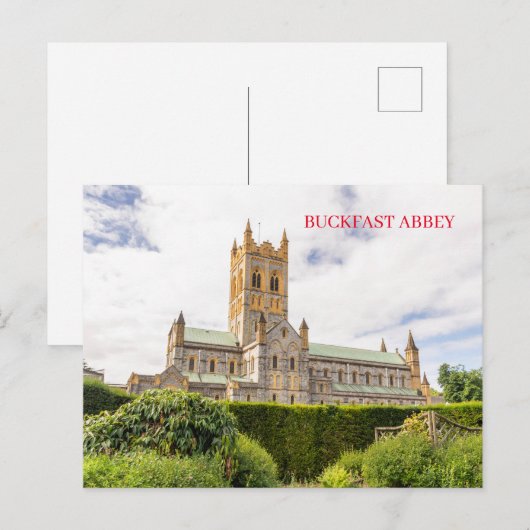 Ansichtkaart van Buckfast Abbey Briefkaart (Voorkant / Achterkant)