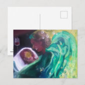 Ansichtkaart van de aartsengel Rafaël Briefkaart (Voorkant / Achterkant)