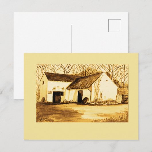 ANSICHTKAART VAN DE MOLEN PONTLLANFRAITH BRIEFKAART (Voorkant / Achterkant)