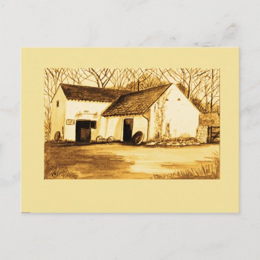 ANSICHTKAART VAN DE MOLEN PONTLLANFRAITH BRIEFKAART (Voorkant)