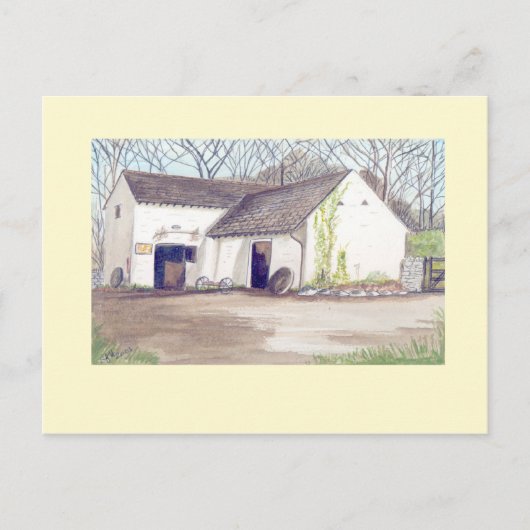 ansichtkaart van de molen pontllanfraith briefkaart (Voorkant)