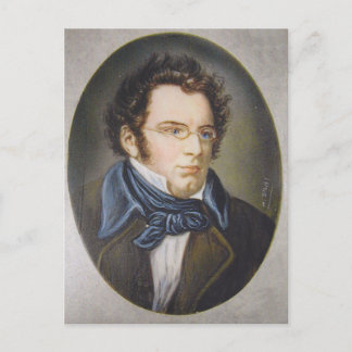 Ansichtkaart van Franz Schubert, naar Stalh-miniat Briefkaart