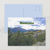 Ansichtkaart van Montana Feestdagenkaart (Voorkant / Achterkant)