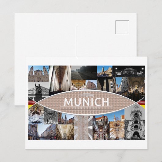 Ansichtkaart van München Briefkaart (Voorkant / Achterkant)