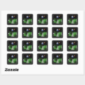 Ansichtkaart Vierkante Sticker (Vel)