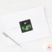 Ansichtkaart Vierkante Sticker (Envelop)
