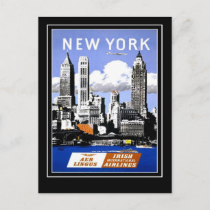 Ansichtkaart Vintage Reis New York Amerika Briefkaart