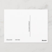 ansichtkaart - Voederen in Calendula Briefkaart (Achterkant)