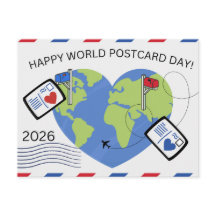 Ansichtkaart voor Wereldansichtkaartdag 2026
