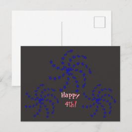 Ansichtkaart - Vuurwerk Groeten Briefkaart