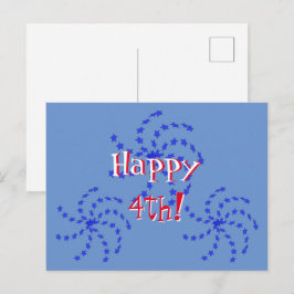 Ansichtkaart - Vuurwerk Windmolens Briefkaart