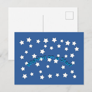 Ansichtkaart - Wensen op een Ster #2 Briefkaart
