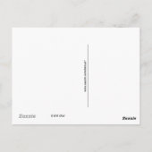 Ansichtkaart - Witte Alpaca Briefkaart (Achterkant)