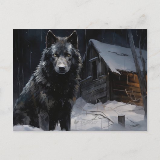 Ansichtkaart Wolf Serie 1 Briefkaart (Voorkant)