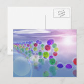 Ansichtkaart 'Zonnen in hun banen' Briefkaart (Voorkant / Achterkant)