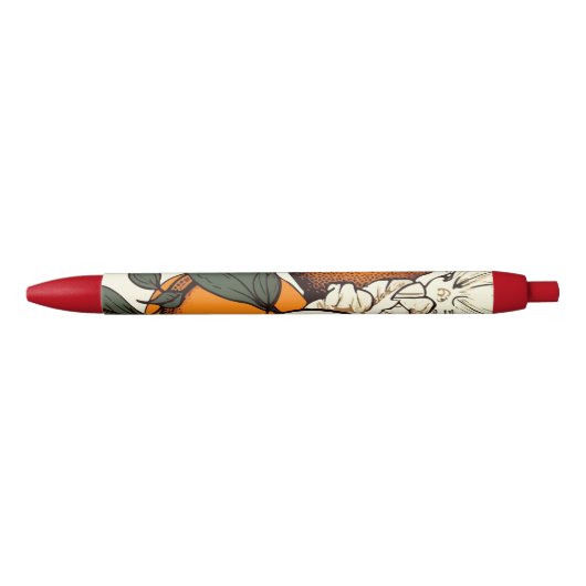 Ansichtkaart Zwarte Inkt Pen (Voorkant)