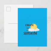 Ansichtkaarten Creëer Je Eigen Zonneschijn Briefkaart (Voorkant / Achterkant)